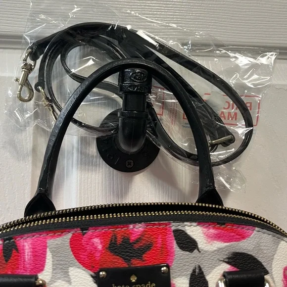 kate spade Carli Grove Street Rose Bed Floral Dome Satchel/Crossbody - NWOT - Picture 3 of 7